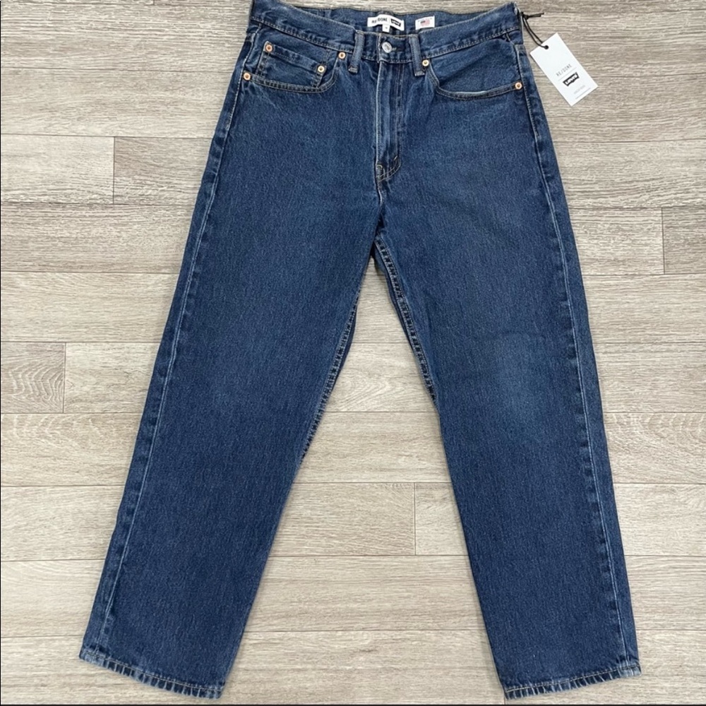 (M69) Levi's Redone Distressed Vintage Denim OOAK* - Size 26 (fits like a 27-28)